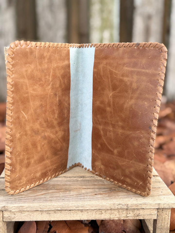 Cowhide Bible Cover for Standard Size Bibles and A4 Journals