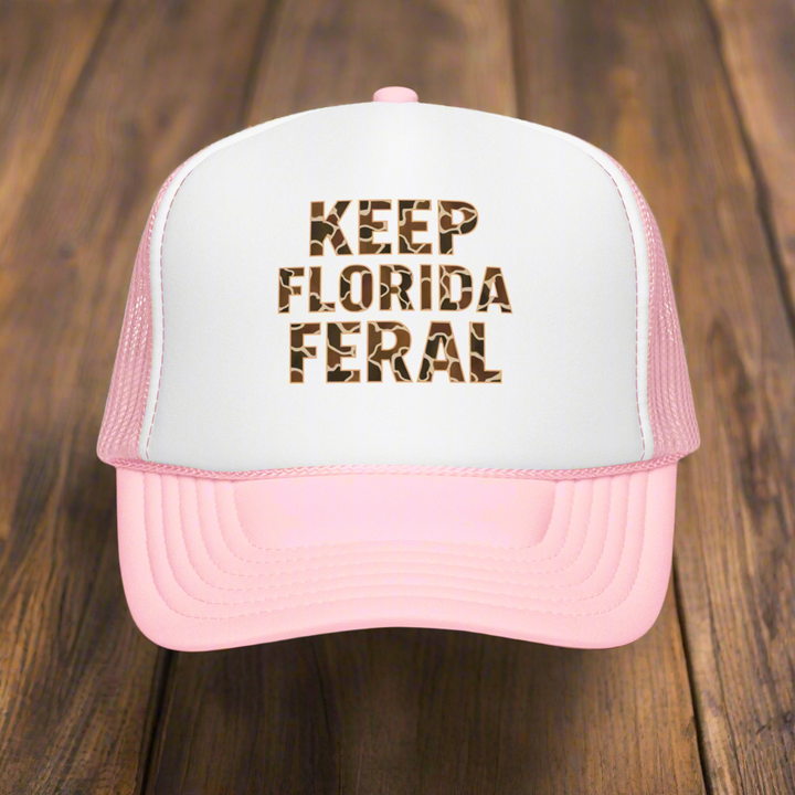 Keep Florida Feral trucker hat