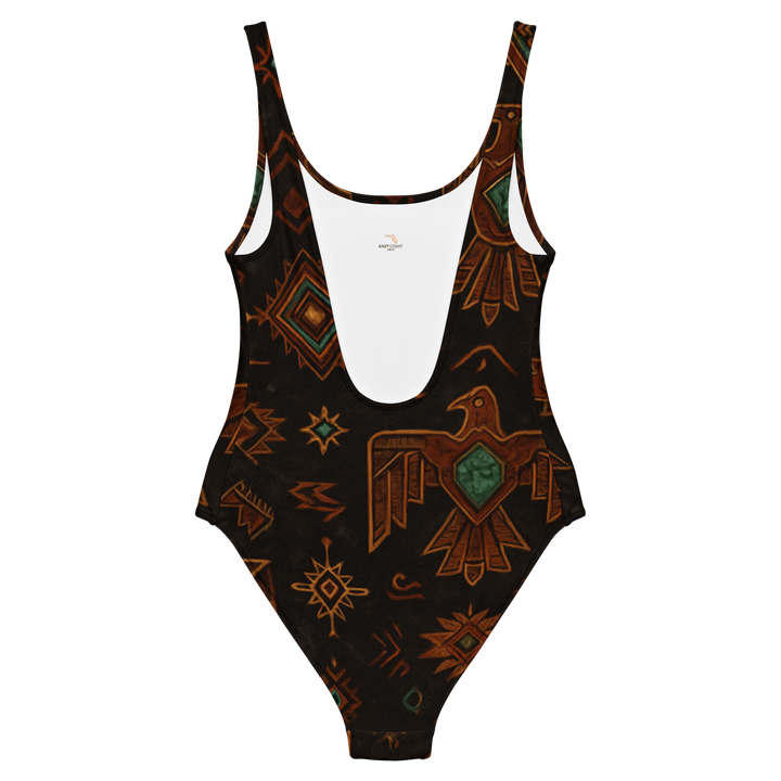 TBird Southwestern Design One-Piece Swimsuit