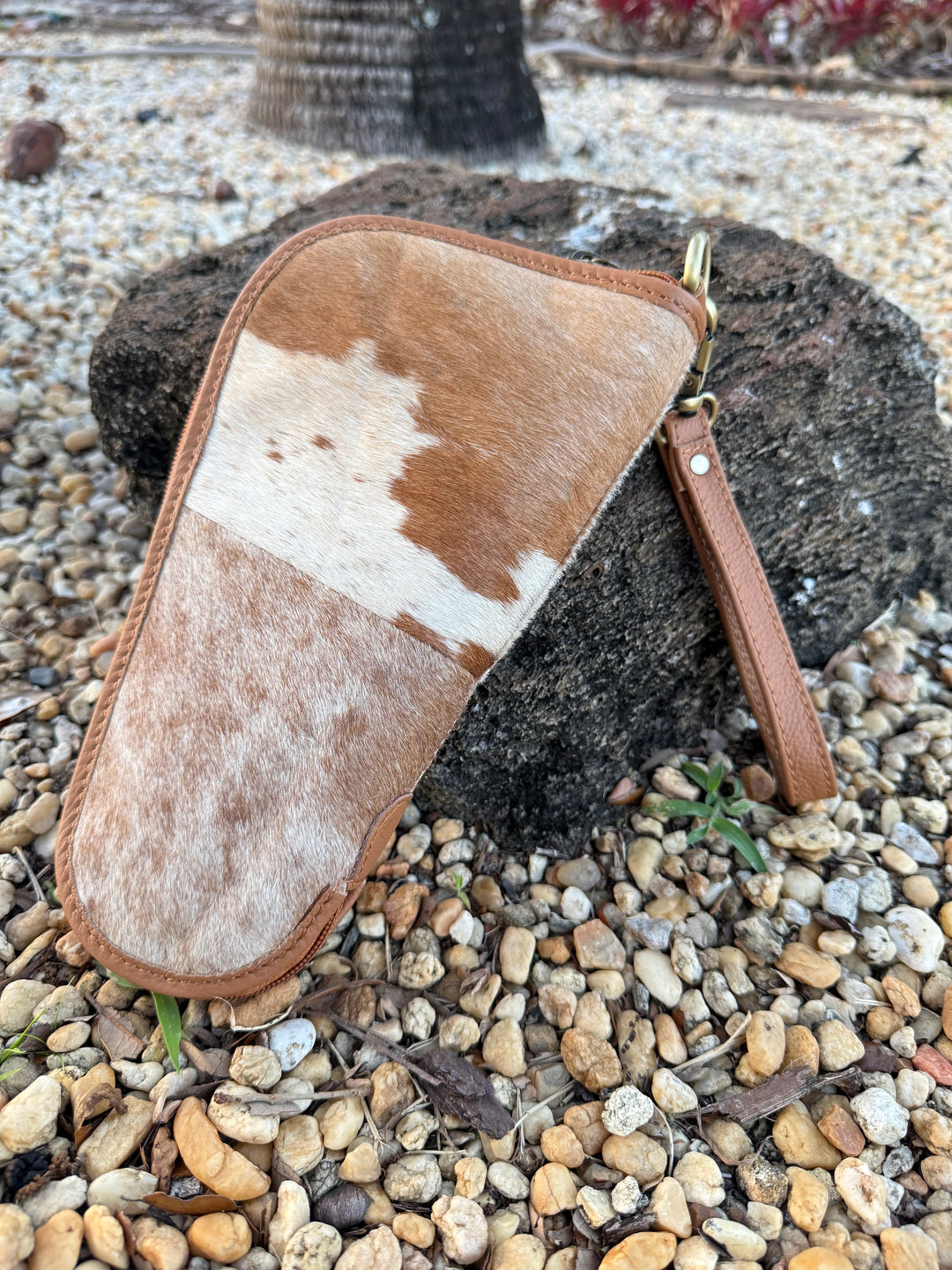 Padded Cowhide Handgun Case - Mini