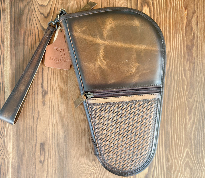Cowboy Carry | 12” Padded Distressed Leather Gun Case