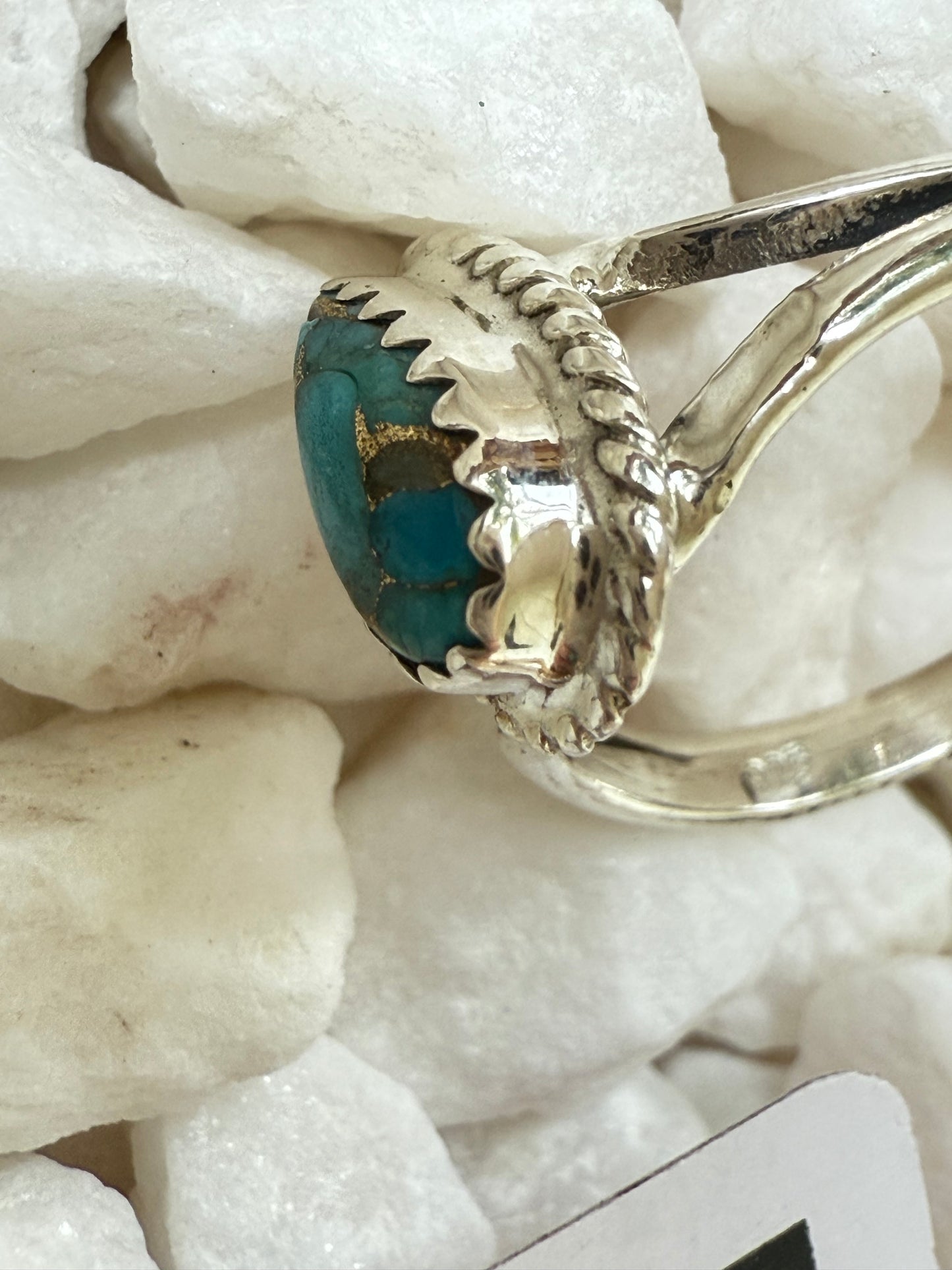 High Noon Horizon - Mojave Turquoise 925 Ring - Size 7