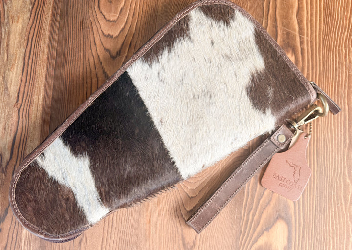 Hide and Hold | Padded Cowhide Handgun Carry Case - Large