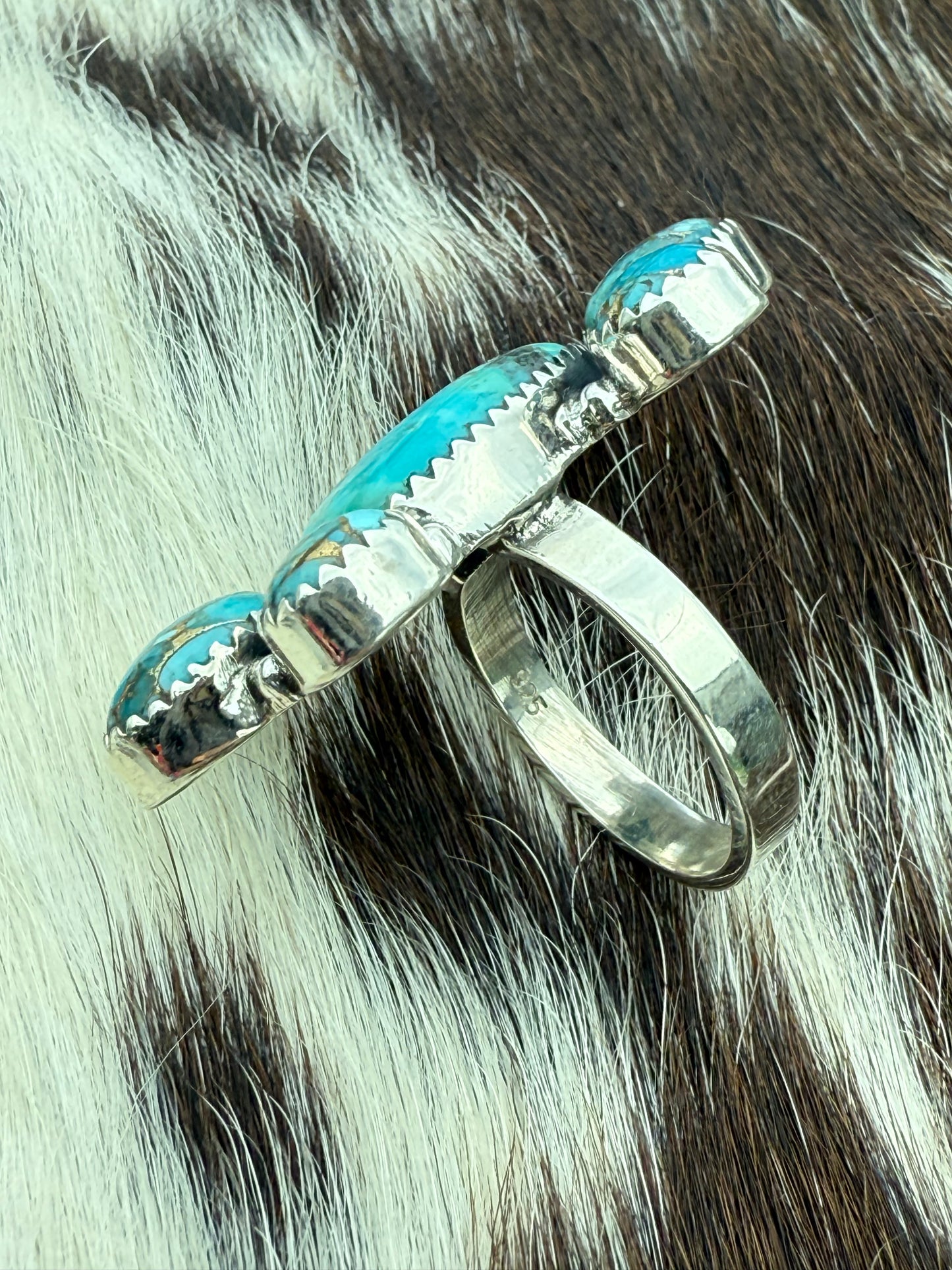 Sundance Sky: Adjustable Sterling Silver Southwest Turquoise Ring