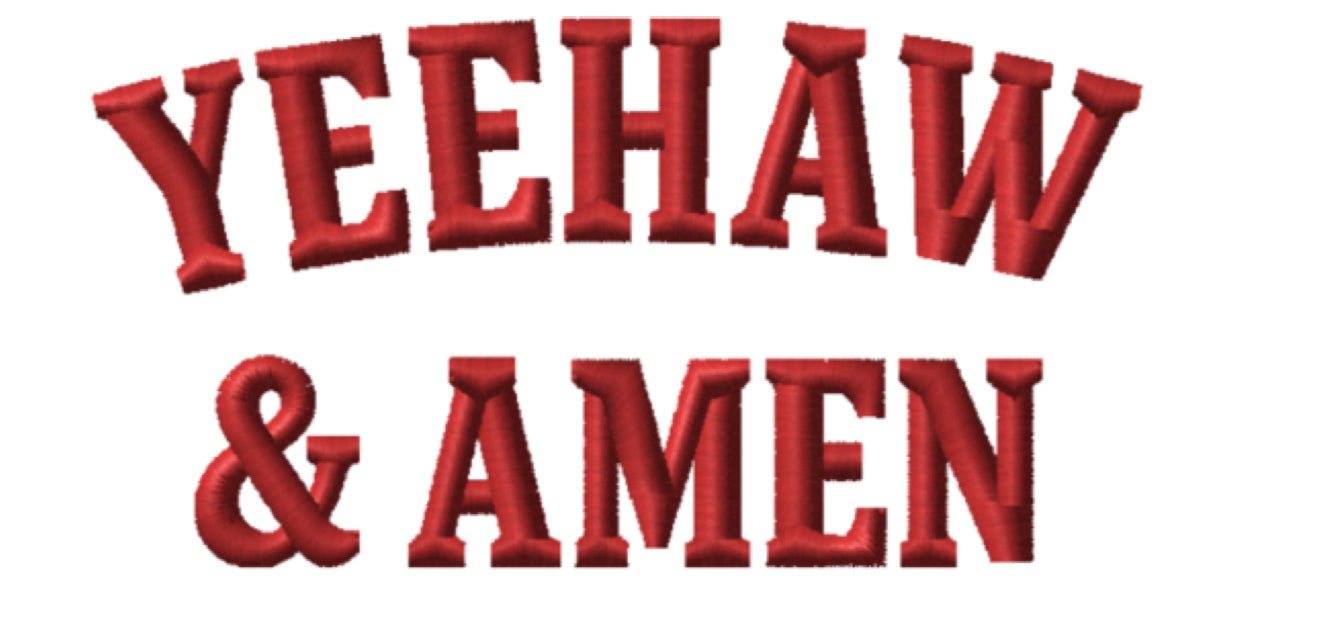 Yeehaw & Amen Foam trucker hat