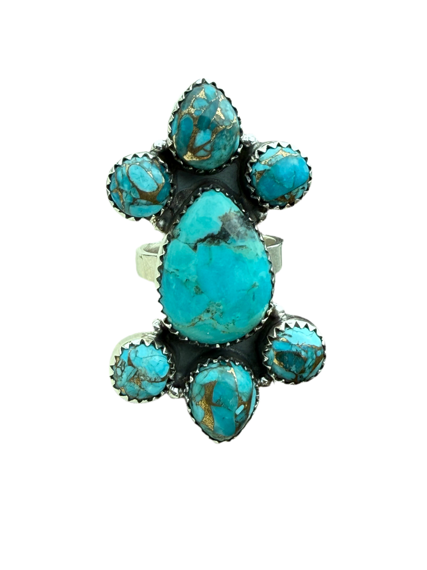 Sundance Sky: Adjustable Sterling Silver Southwest Turquoise Ring