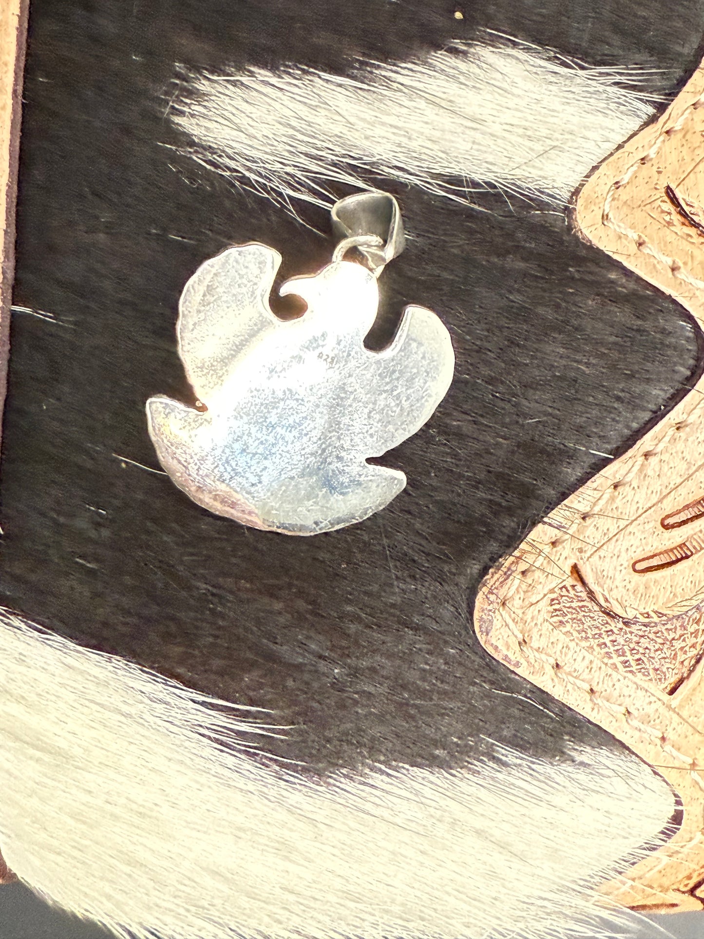 Thunderbird Turquoise & Sterling Silver Southwestern Designer Pendant