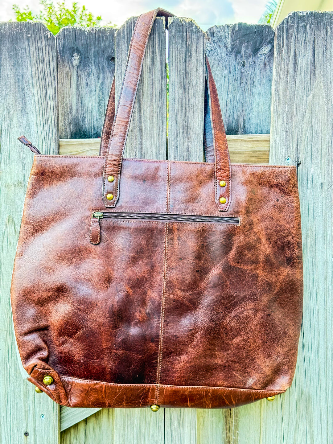The Trailmate | Cowhide & Tooled Leather Travel Tote