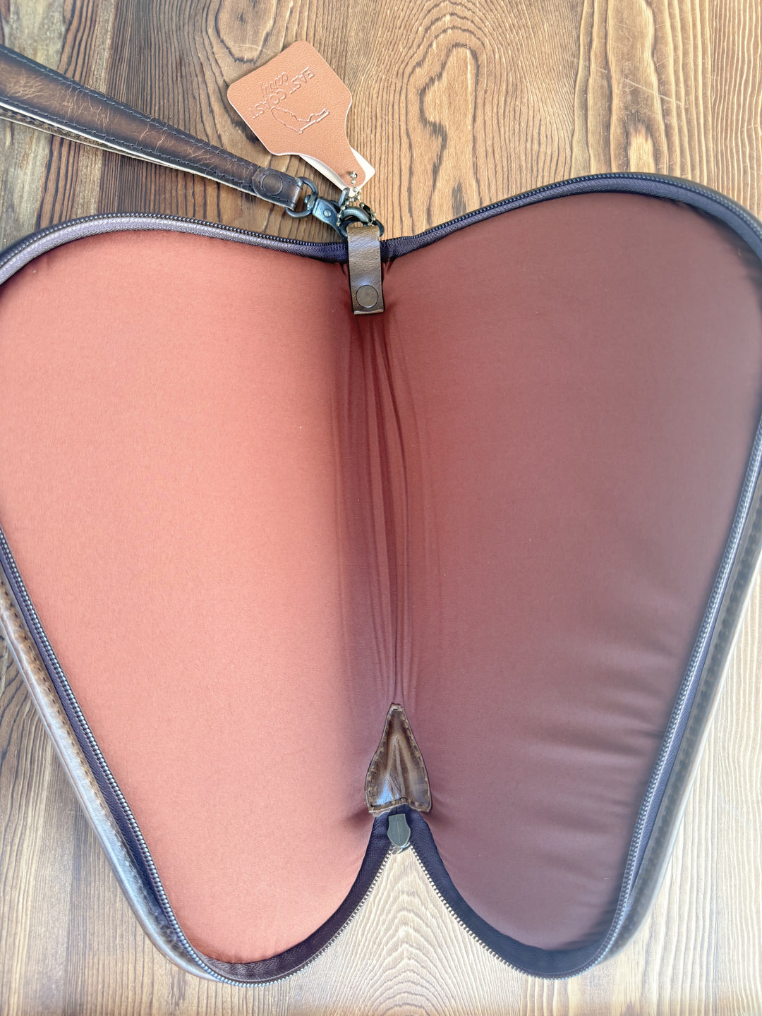 Cowboy Carry | 12” Padded Distressed Leather Gun Case