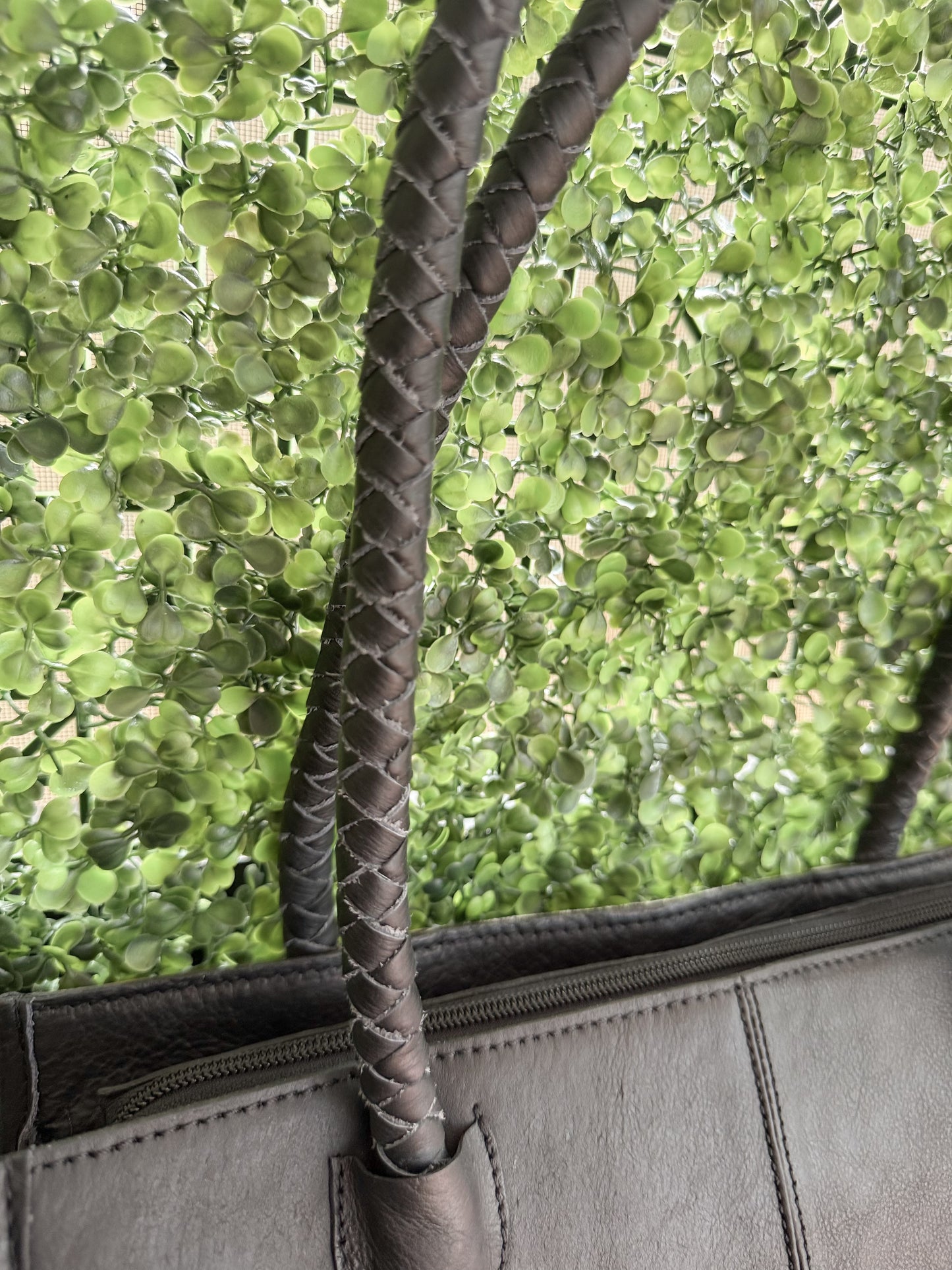 Family Tradition : in Black Leather - Tooled Leather & Cowhide Concealed Carry Tote