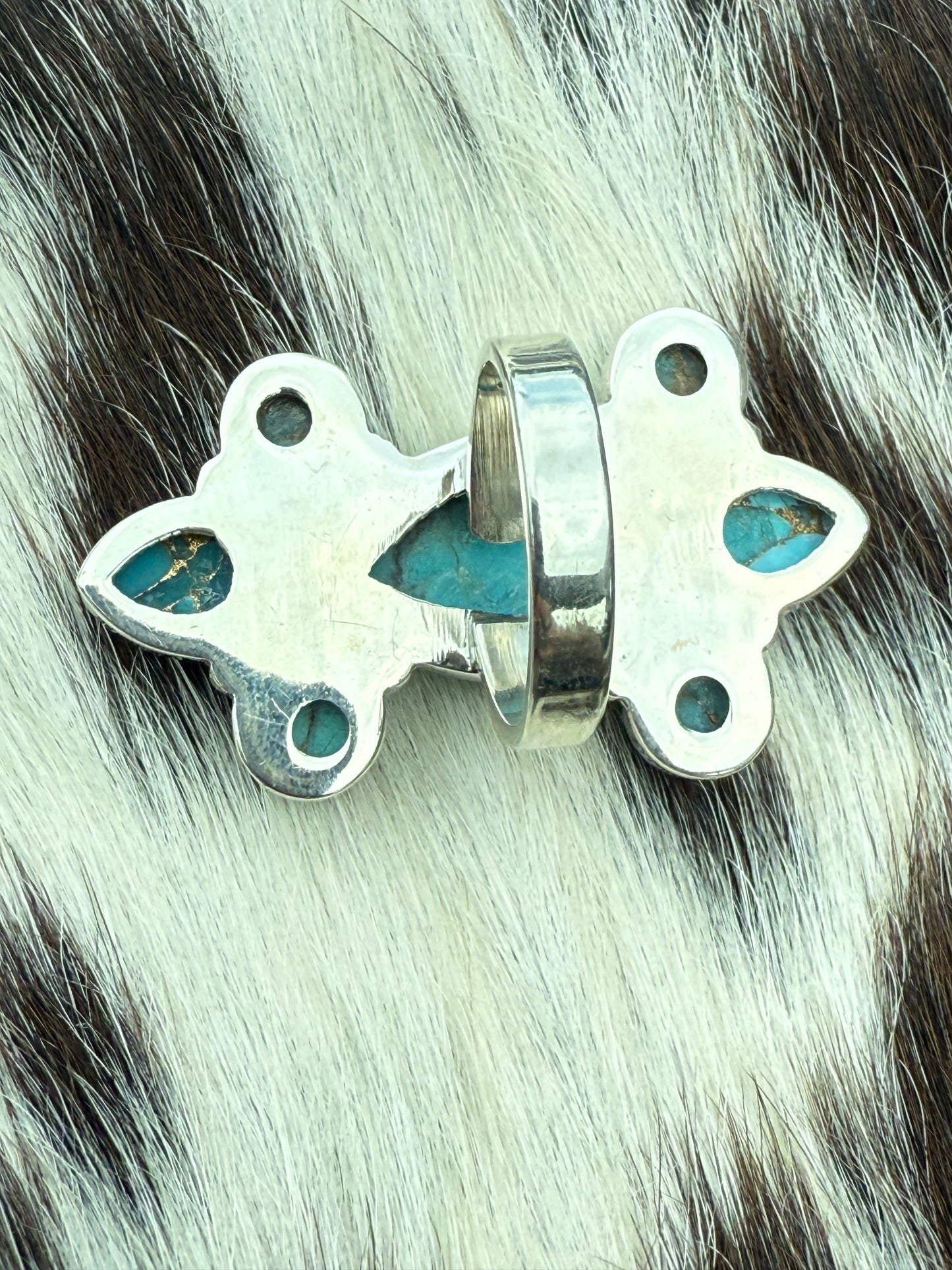 Sundance Sky: Adjustable Sterling Silver Southwest Turquoise Ring
