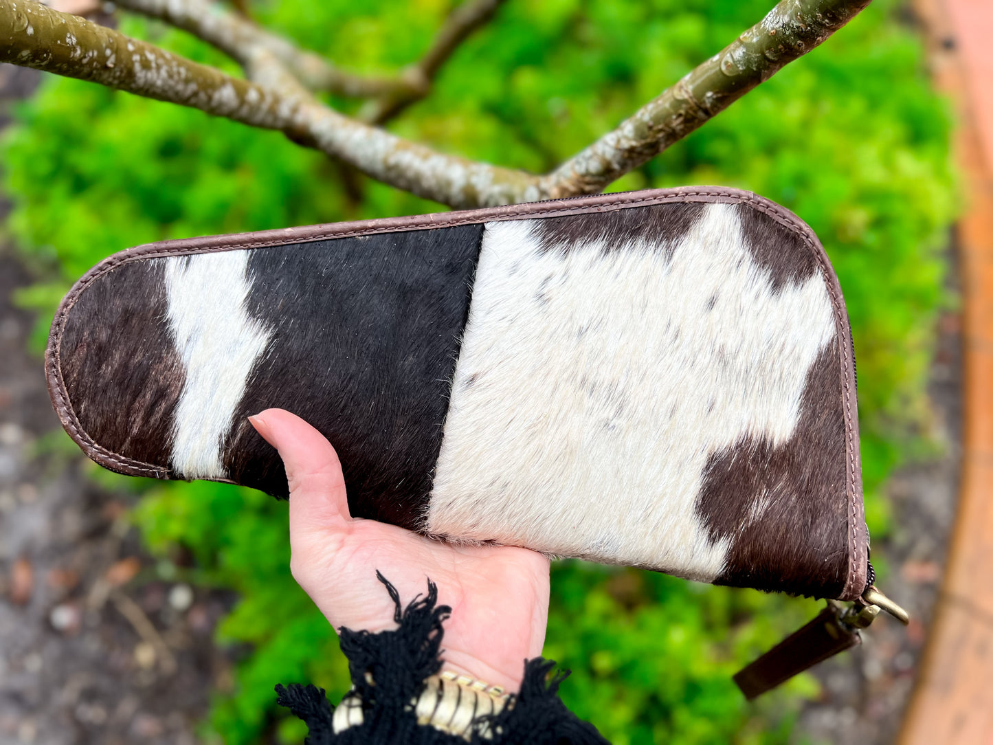Padded Cowhide Handgun Carry Case - Large