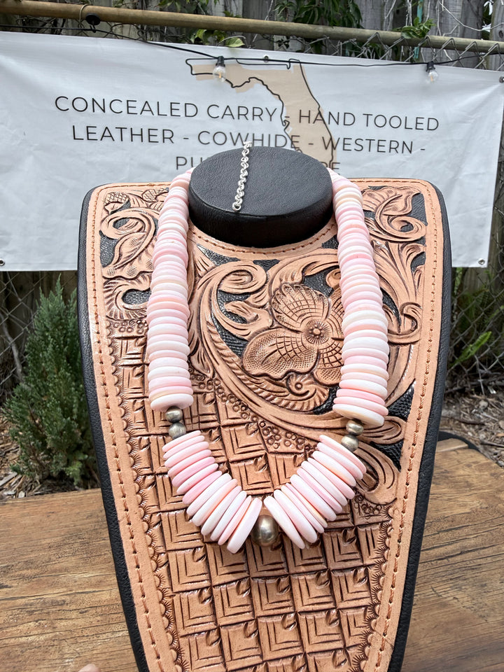 Pink Conch Shell Necklace | Choose your style | USA Handmade