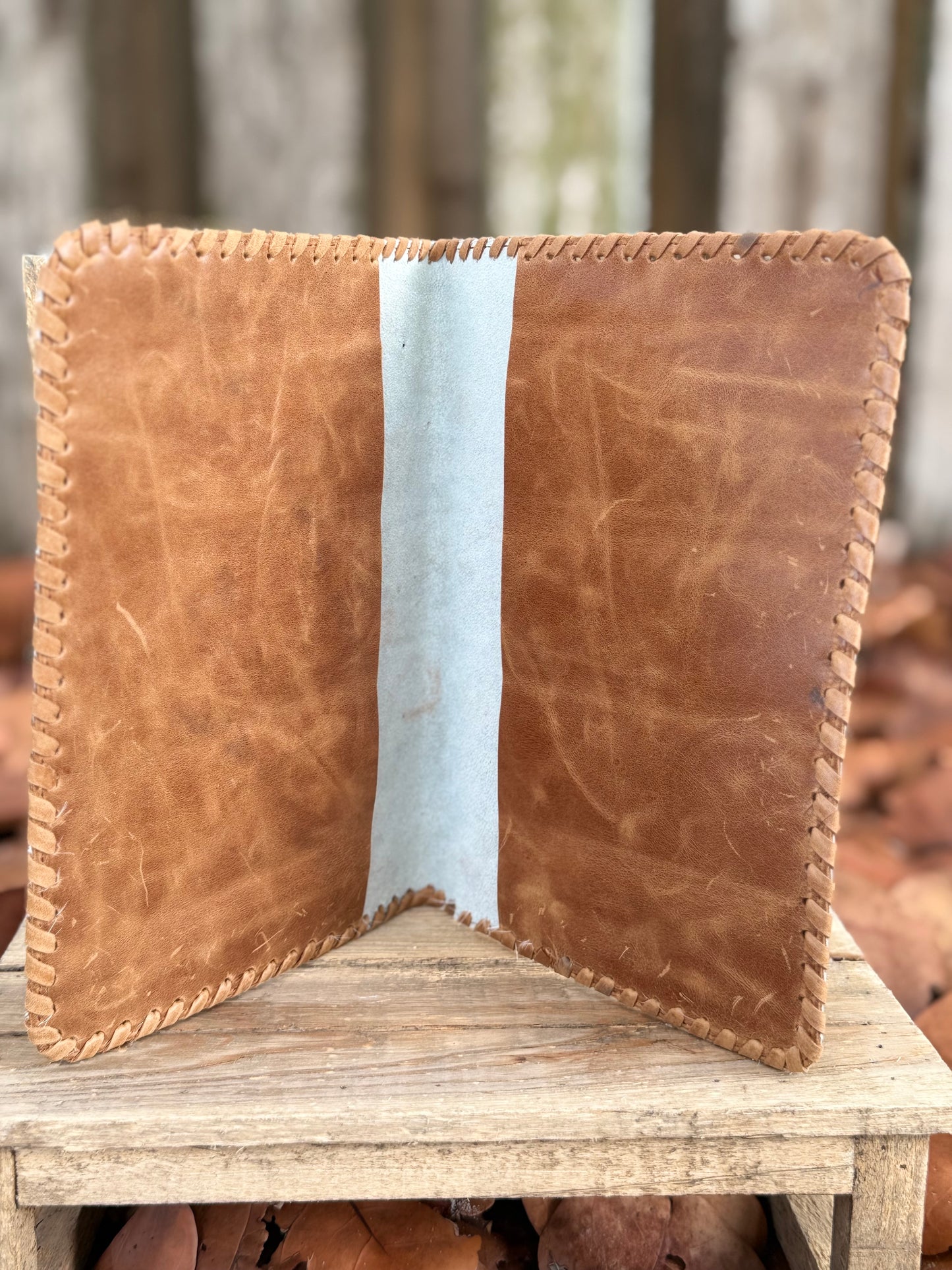 Cowhide Bible Cover for Standard Size Bibles and A4 Journals