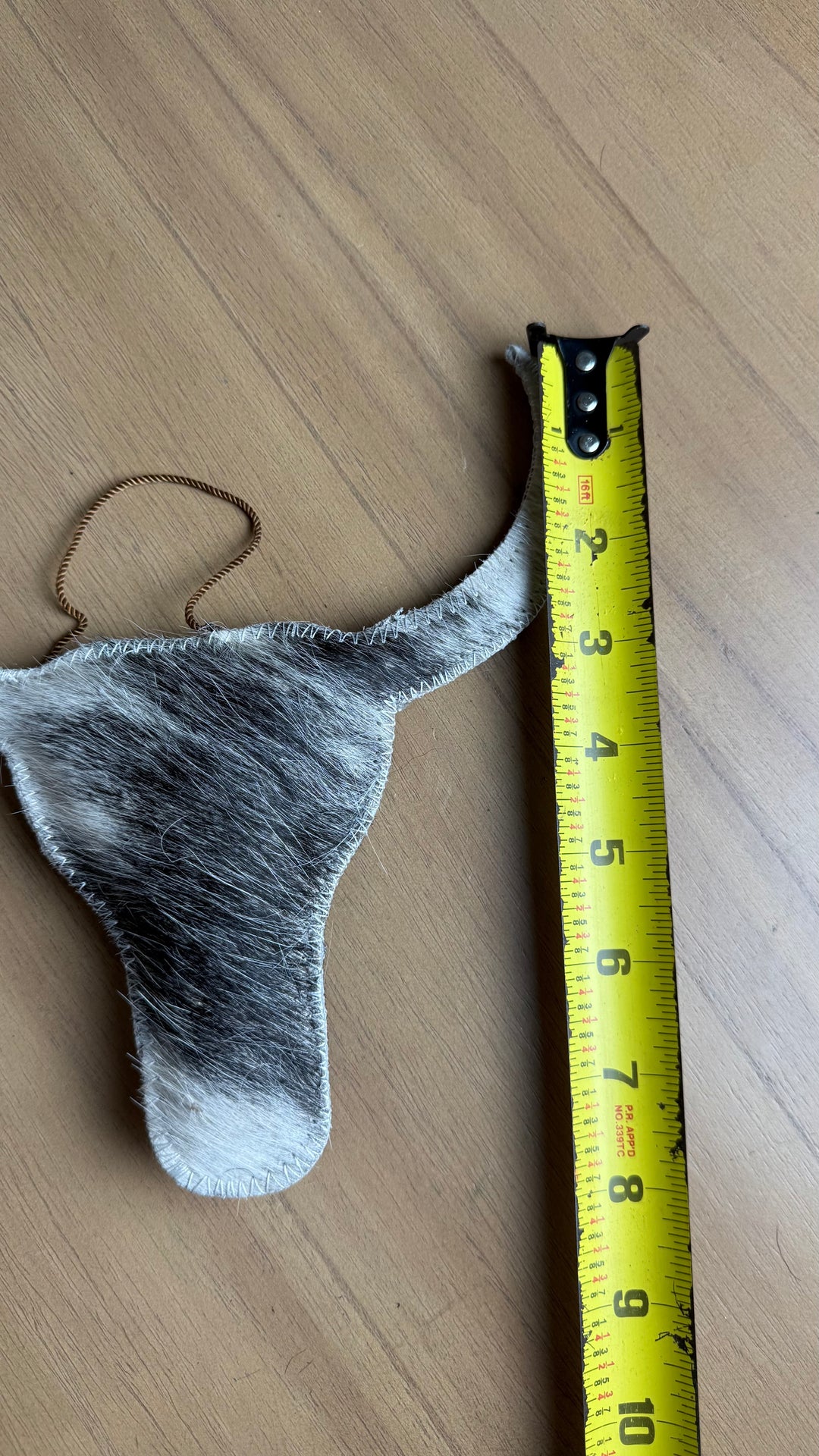 Cowhide Longhorn Wall Hanging | Genuine Hair-On Cowhide Western Decor | Boutique, Car Charm or Bag Charm
