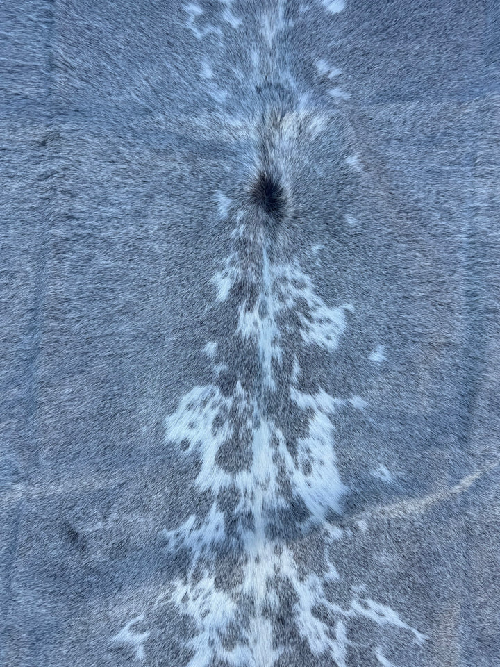 Silver Mist Cowhide Rug – Natural Silver Grey Cowhide Hide Rug – Large 66” x 59”