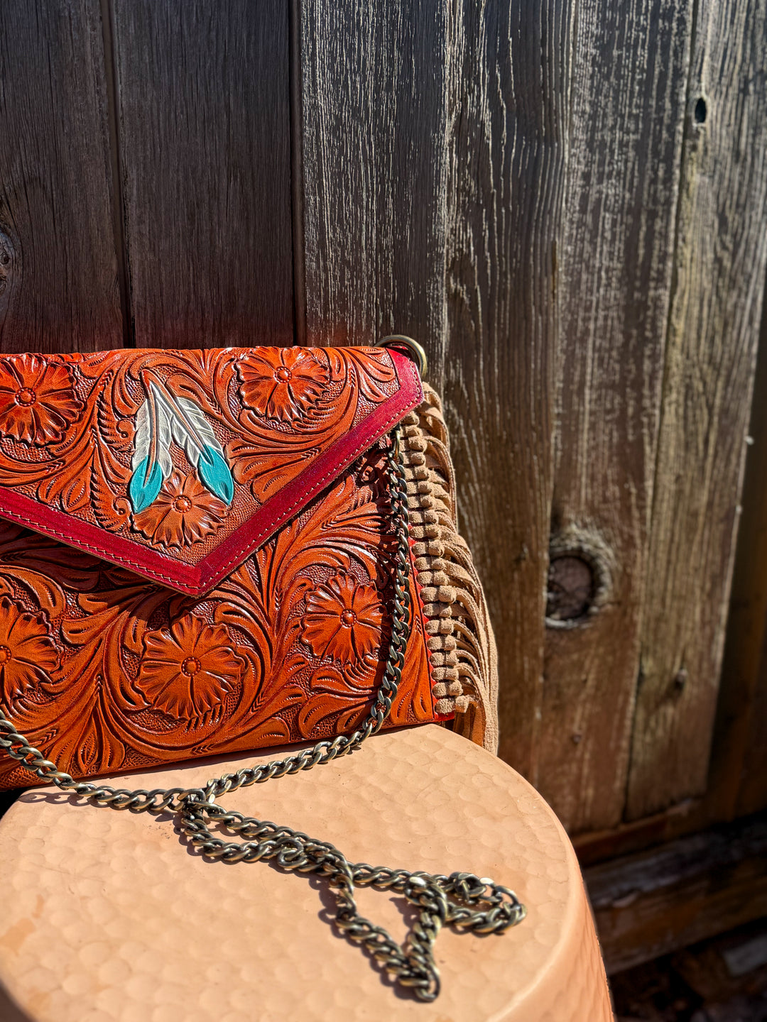 Sunset Chaser | Fringe Crossbody Clutch