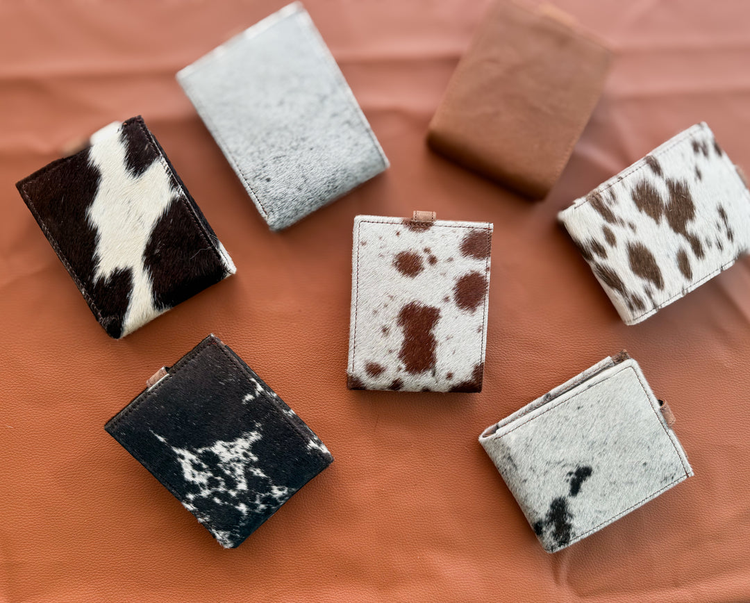 Frontier Fold | Cowhide Bifold Wallet – Handmade Western Leather Wallet for Men