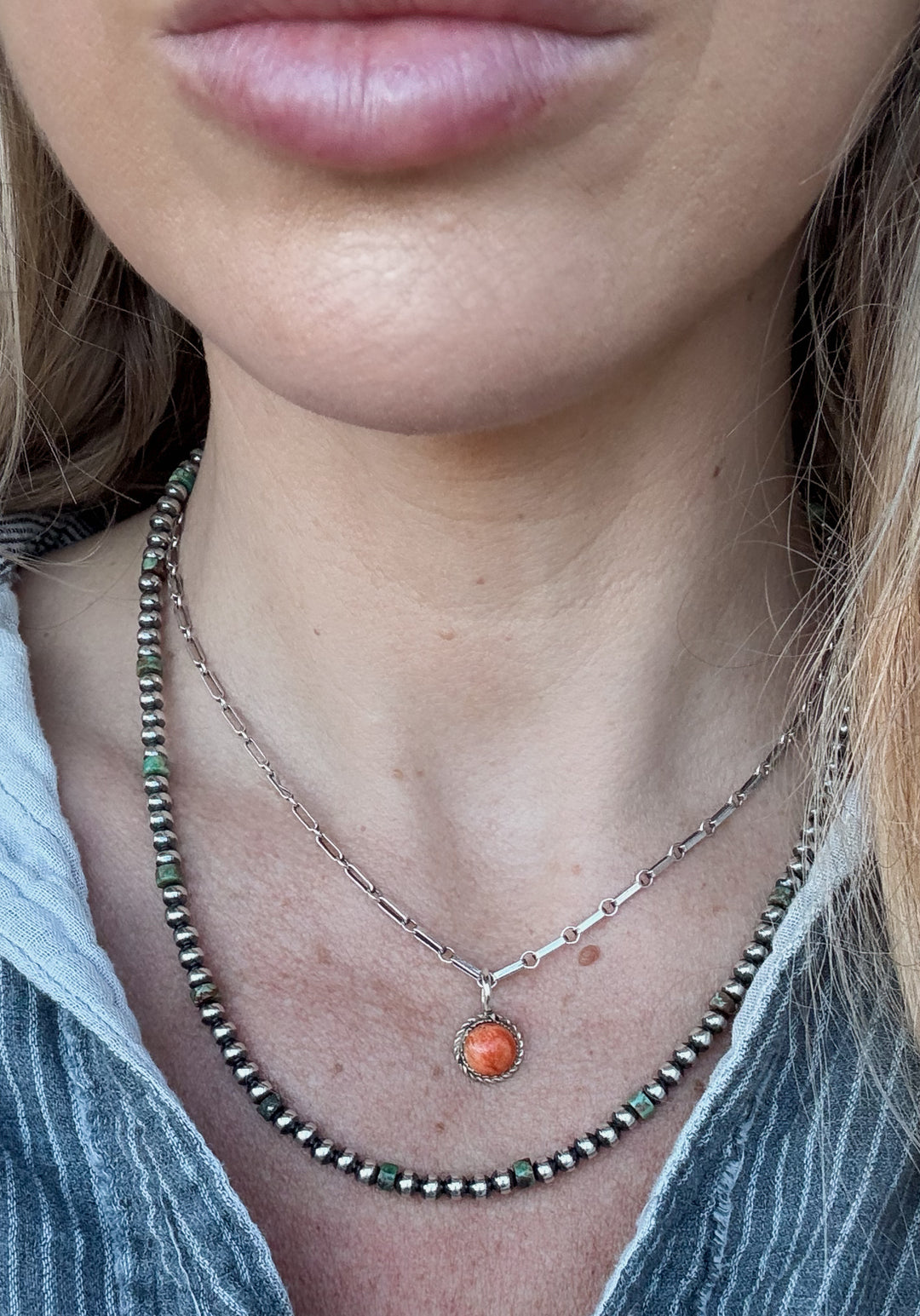 Spiny Oyster Sterling Silver Mini Pendant