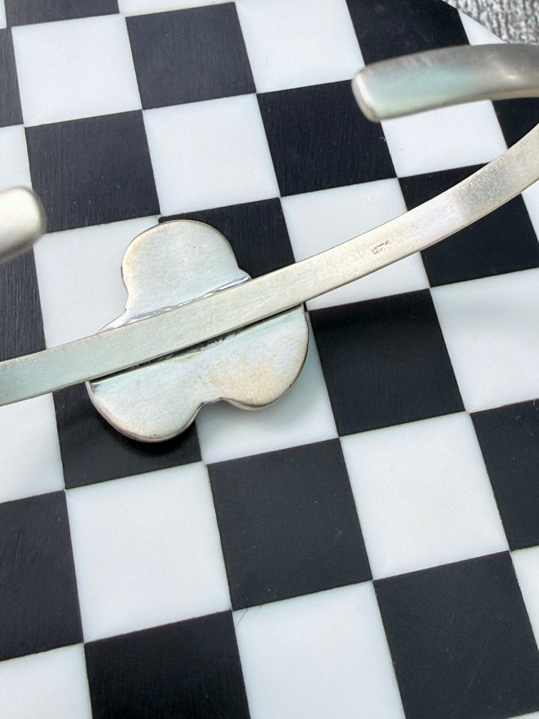 Pilot Mountain Turquoise Sterling Silver Three-Stone Cuff Bracelet