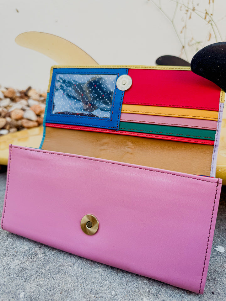 Palm Beach Rodeo | Hair on Hide with Animal Design and Colorful Recycled Leather Wallets