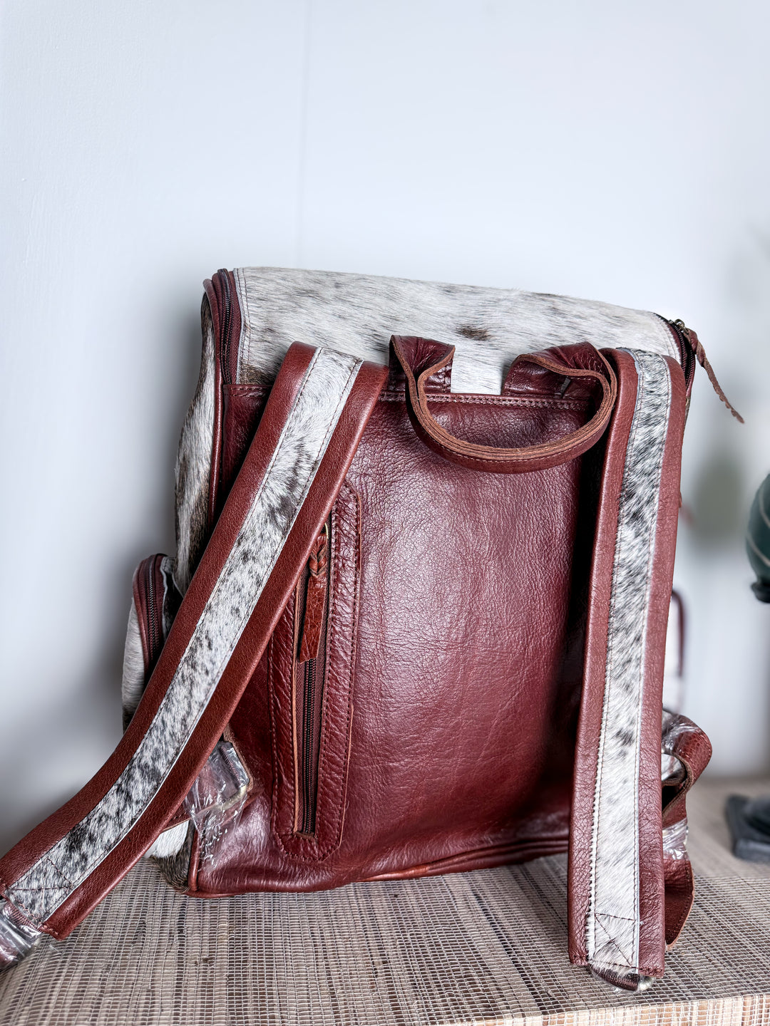 The Bubba Bag™ | Hair-On Cowhide & Genuine Leather Backpack
