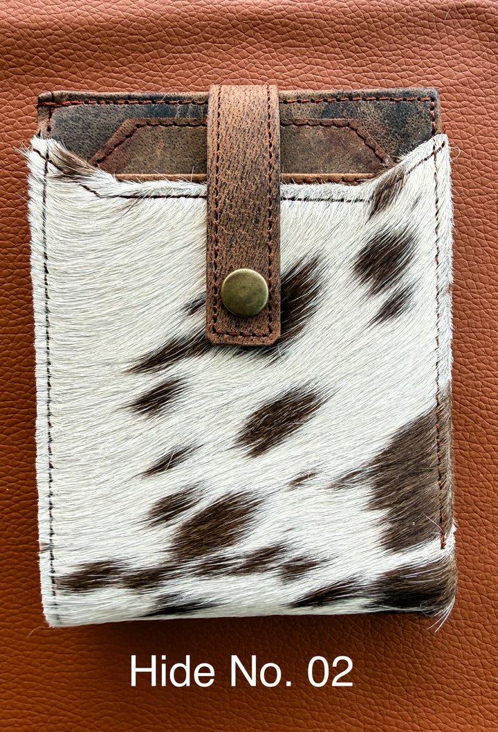 Frontier Fold | Cowhide Bifold Wallet – Handmade Western Leather Wallet for Men