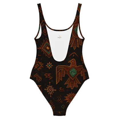 TBird Southwestern Design One-Piece Swimsuit