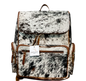 The Bubba Bag: Hair on Cowhide Leather All Adventures backpack
