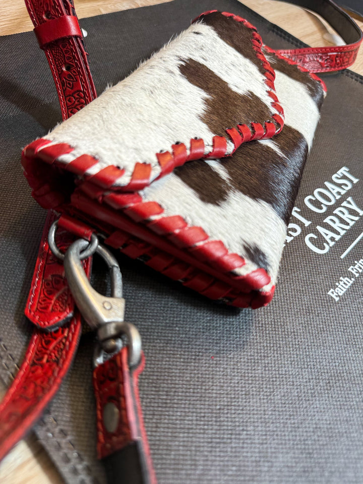 The Quick Draw | Cowhide Crossbody Wallet