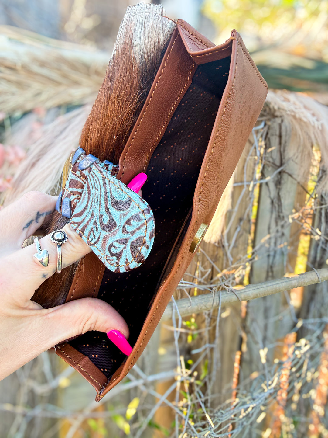 Willow Grace Cowhide Phone Wallet Clutch | Spring Collection Western Leather Wallets 3 Options