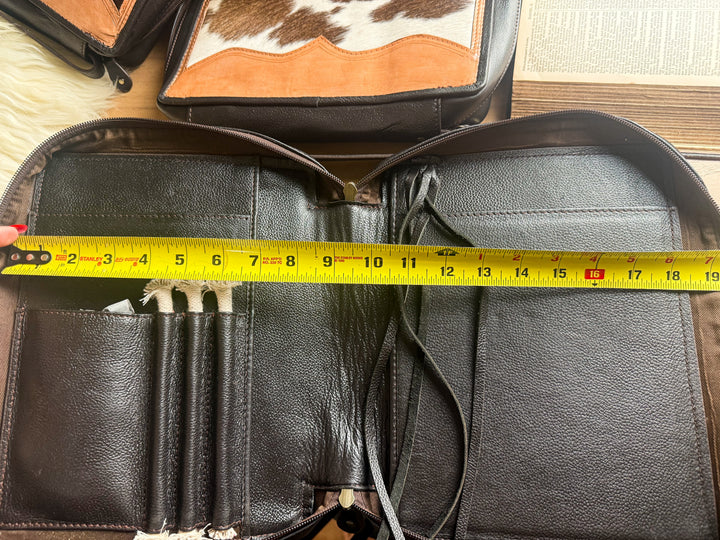 Word Over World™ | Tooled Leather & Cowhide Bible Study Case