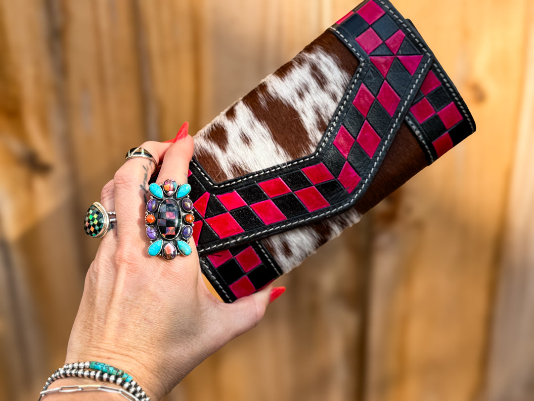 Checkmate: High Voltage Leather Wallet