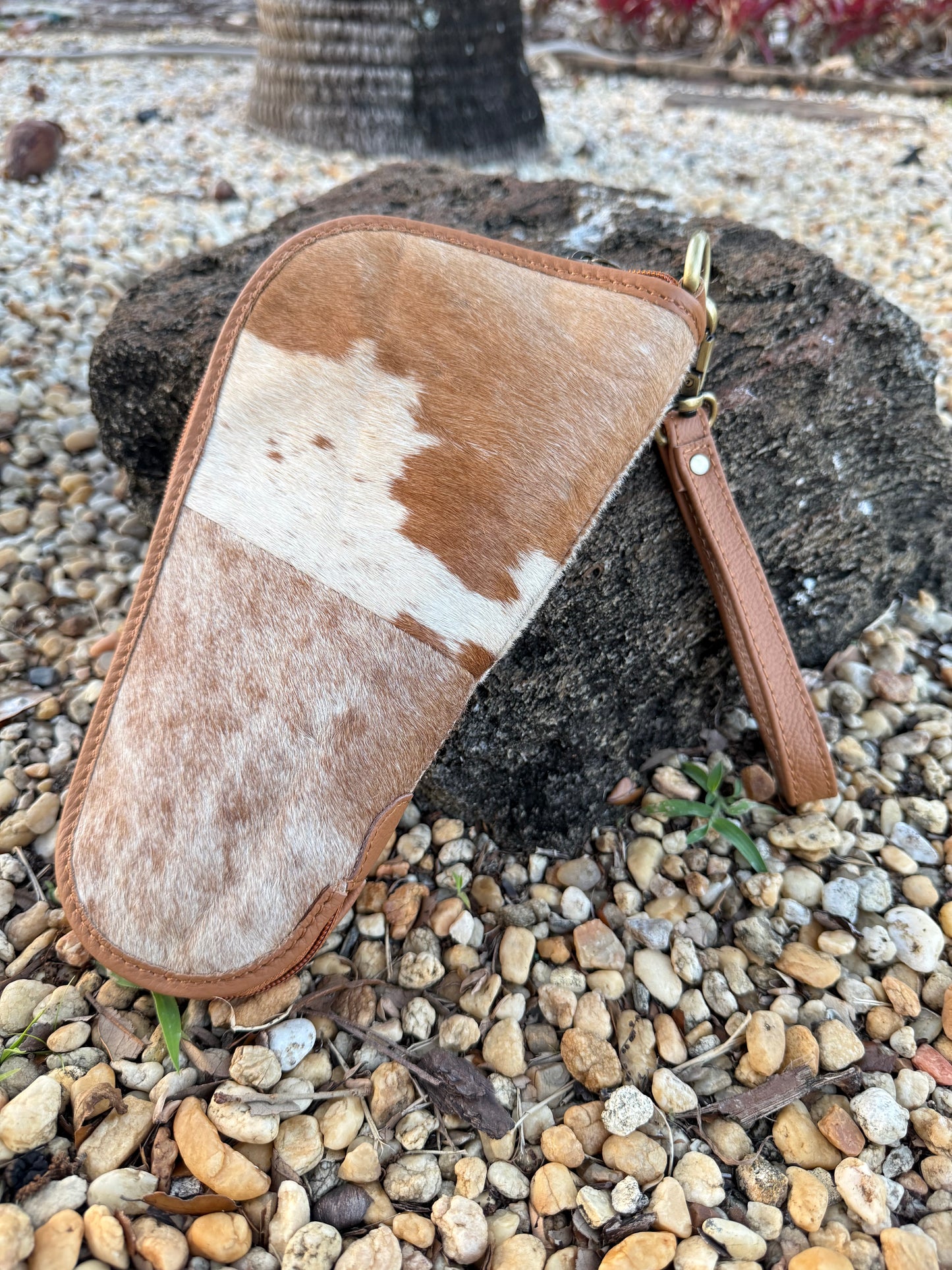 Padded Cowhide Handgun Case - Mini