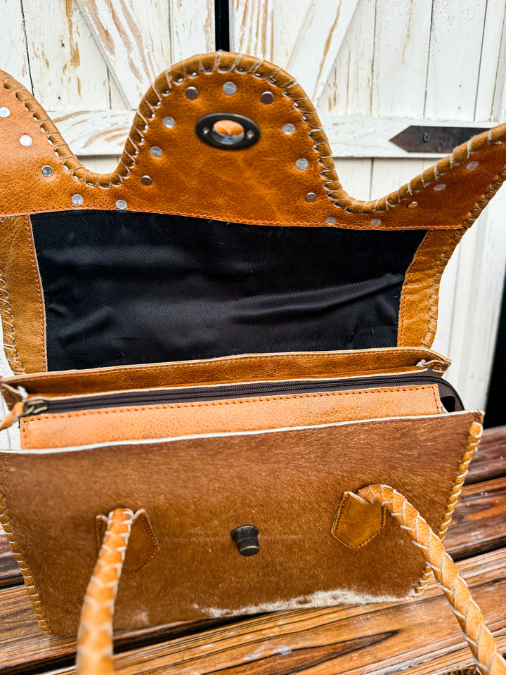 The Ranch Wife Carryall | Cowhide Concealed Carry Western Tote