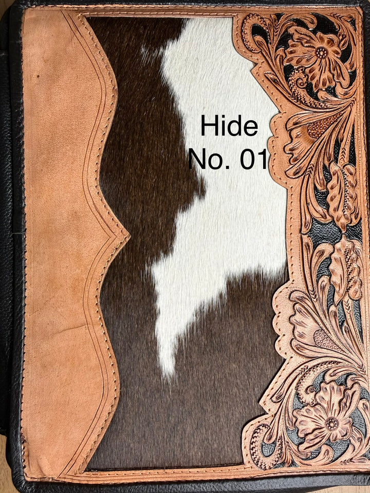 Word Over World™ | Tooled Leather & Cowhide Bible Study Case