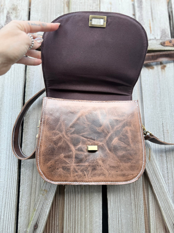 The Westport | Handmade Full Grain Leather Boot-Stitch Purse