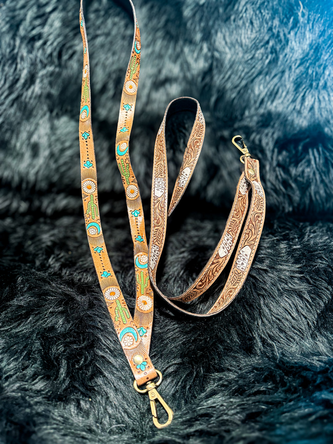 Hand Tooled Leather Lanyards | Teacher Gifts | Nurse Gifts