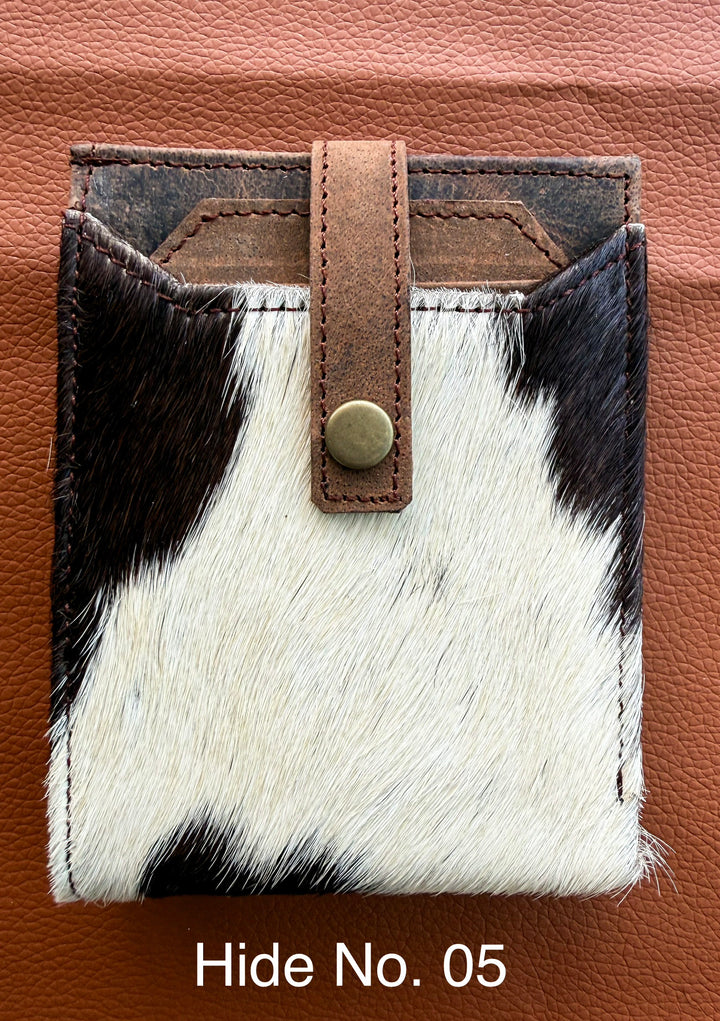 Frontier Fold | Cowhide Bifold Wallet – Handmade Western Leather Wallet for Men