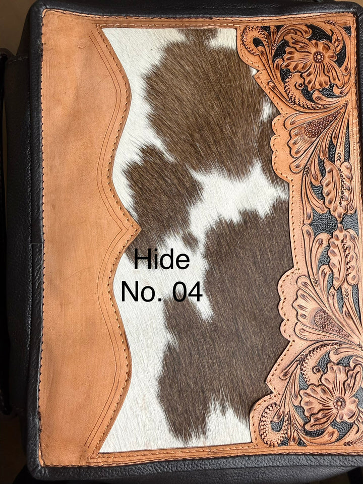 Word Over World™ | Tooled Leather & Cowhide Bible Study Case