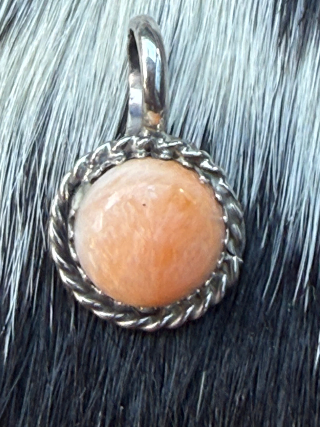 Sterling Silver Mini Naive Necklace Pendant | Spiny Oyster, Pink Opal, Turquoise