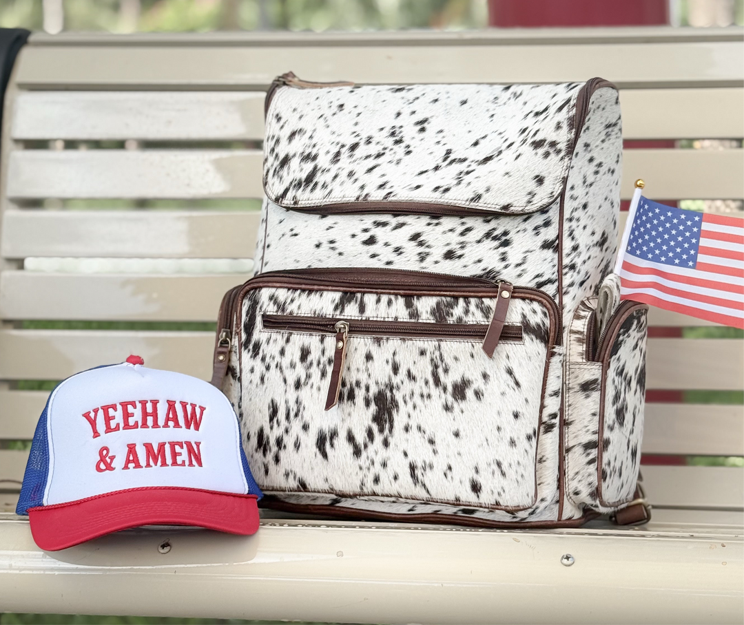 Yeehaw & Amen Foam trucker hat
