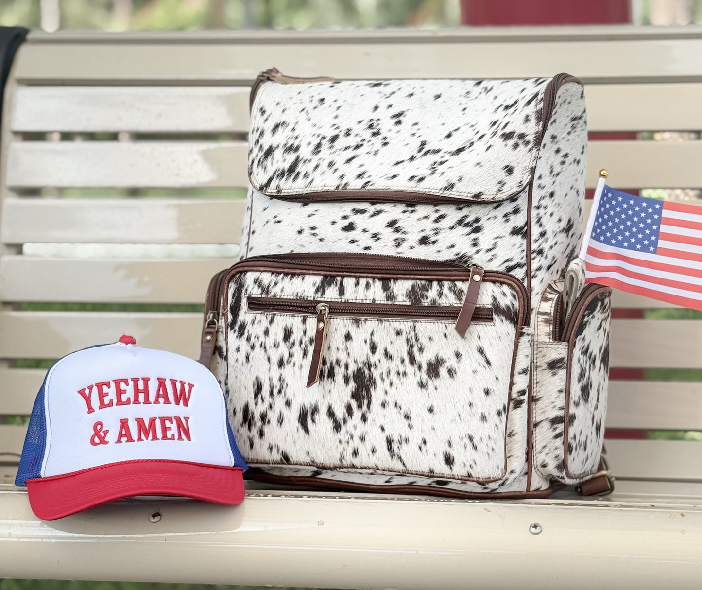 Yeehaw & Amen Foam trucker hat