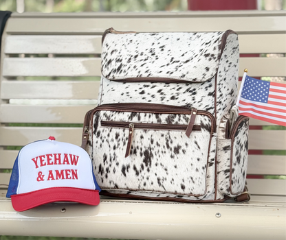 Yeehaw & Amen Foam trucker hat