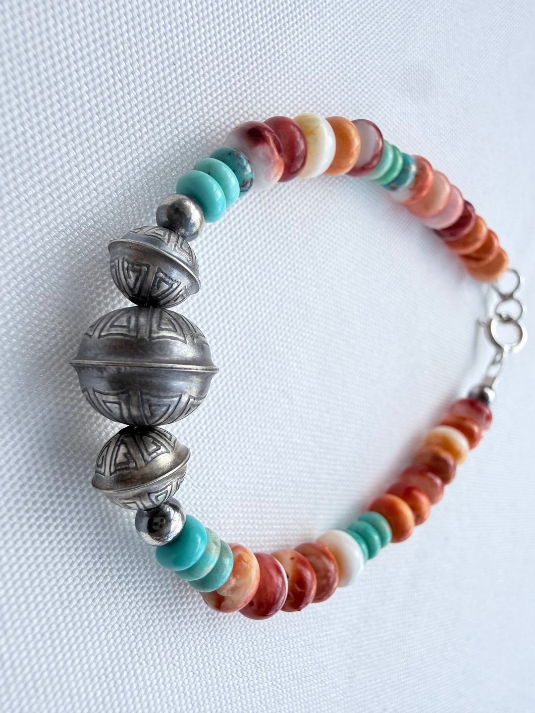 Kimberly Tom Navajo Spiny Oyster & Turquoise Stacker Bracelet