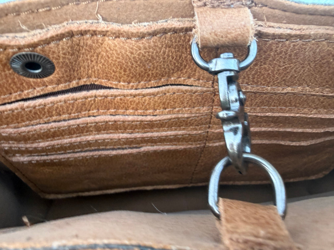 Slimline Tote | Genuine Leather Slim Profile Everyday Shoulder Bag