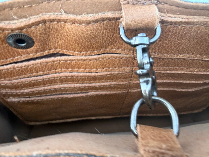 Slimline Tote | Genuine Leather Slim Profile Everyday Shoulder Bag