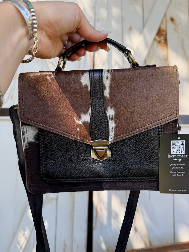 The High Noon Mini Hair-On Hide Crossbody Purse