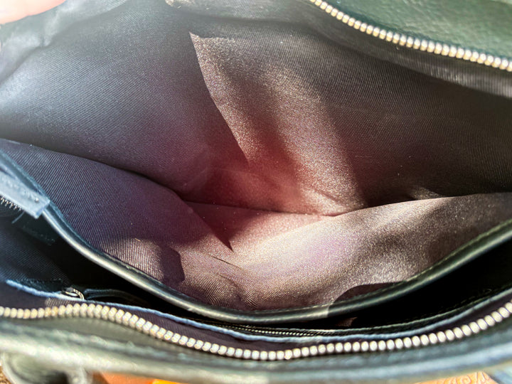 The Rancher Brindle Hair-On Hide Tote