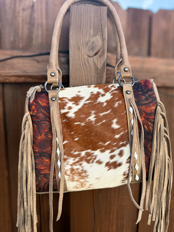 Strapped & Stashed Cowhide CCW Speedy Bag